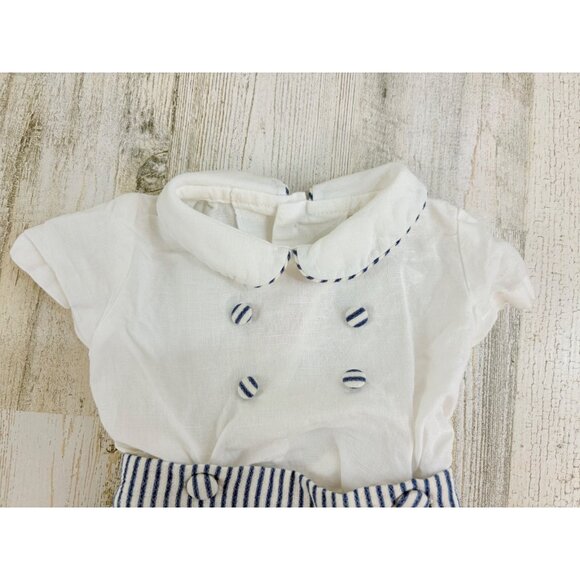 La Coqueta Baby Boys Set Romper Made in Spain Sz 6 M - Picture 2 of 10